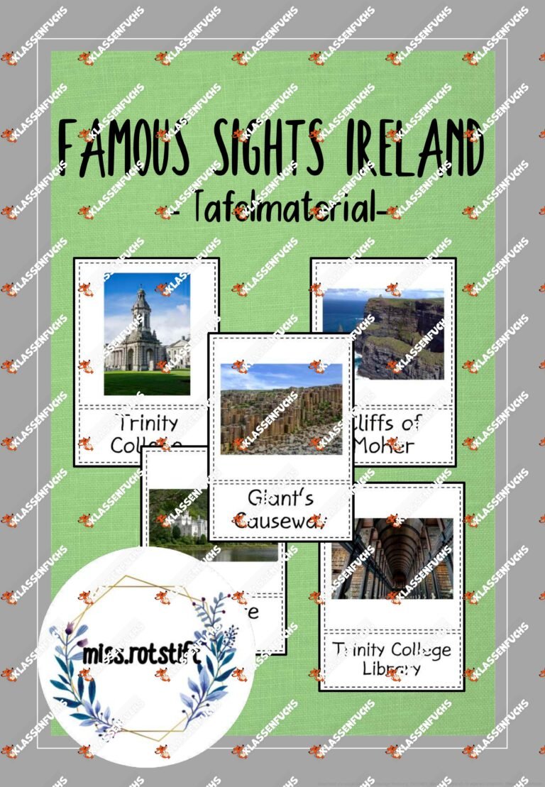 Ireland – Famous Sights – Tafelmaterial